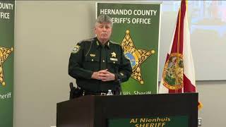 Drug trafficking arrests made in Hernando County, Sheriff holding press conference