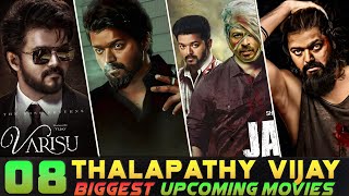 08 Thalapathy Vijay Big Upcoming movies 2023-2025 || Vijay South Indian Upcoming Movies 2024-2025