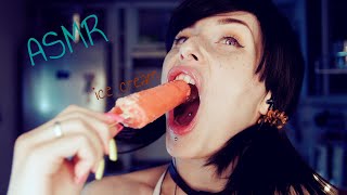 4k ASMR Ice cream. Eating / Biting / Licking / Mouth Sounds.