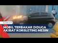 Mobil Terbakar saat Sedang Melaju di Jalan Sutomo Medan, Pengemudi Berhasil Evakuasi Diri