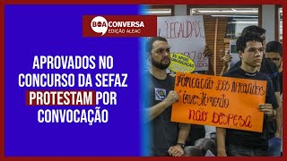 Aprovados no concurso da Sefaz do Acre protestam após 150 dias de espera