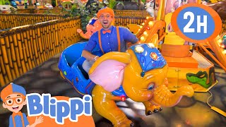 Blippi Explores Jungle Animals | Animals for Kids | Animal Cartoons | Learn about Animals