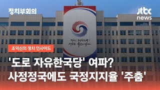 '도로 자유한국당' 여파? 사정정국에도 국정지지율 '주춤' / JTBC 정치부회의