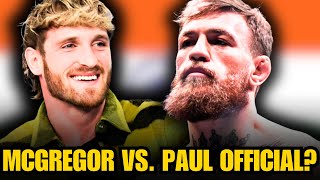 Conor McGregor vs. Logan Paul is Official? UFC Going to Netflix? - MMA News Reaction