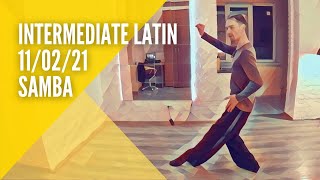 Intermediate Latin 11/02/21 (Samba)