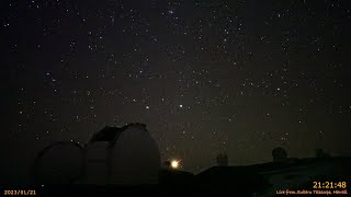 ハワイ・マウナケア星空ライブカメラ 2023年1月22日UTの流星ダイジェスト/Meteors over Maunakea, Hawaii,  22 Jan 2023 UT