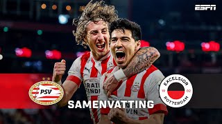 🤩 FENOMENALE ASSIST van 𝐗𝐀𝐕𝐈 𝐒𝐈𝐌𝐎𝐍𝐒, PSV komt LAAT op stoom ⚡ | Samenvatting PSV - Excelsior