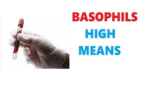 BASOPHILS HIGH IN BLOOD TEST MEANS !