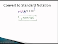 Scientific Notation - Convert