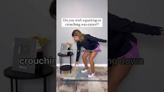 One simple trick to make crouching down and squatting EASIER