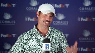 Wesley Bryan Saturday Leader Flash Interview 2024 Corales Puntacana Championship © PGA Tour