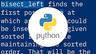 Binary search (bisection) in Python