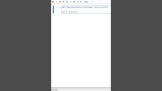 How to reverse an array using Recursion | Python tricks #pythonlearning
