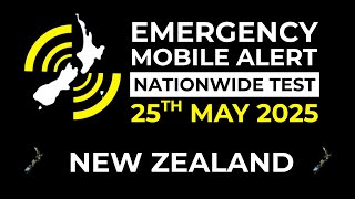 Emergency Mobile Alert | NEW ZEALAND | 2025 TEST