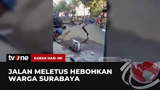 Fenomena Gundukan Tanah Meletus di Surabaya | Kabar Hari Ini tvOne