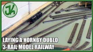 Laying a Hornby Dublo 3-Rail Model Railway