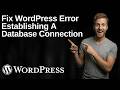 Fix WordPress Error Establishing A Database Connection (2026 Easy Guide)
