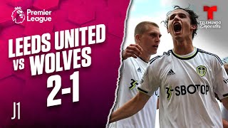 Highlights & Goals: Leeds United vs. Wolverhampton 2-1 | Premier League | Telemundo Deportes