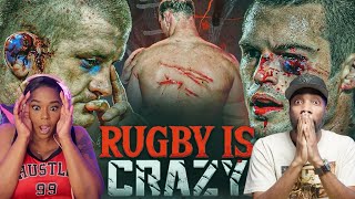 Americans React to The Most BRUTAL Sport In The World- Rugby | Asia and BJ React