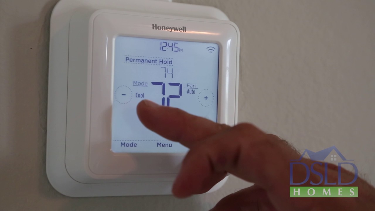 Honeywell® T6™ T-Stat Manual Control - YouTube