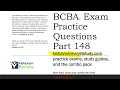 bcba® exam practice questions behavior analyst exam practice questions part 148