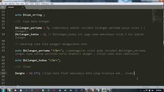 Belajar PHP #4 Tipe Data Float