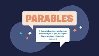 Parables 2019 | Early Childhood Lesson 1