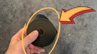 10 Yards 2 Inch Wide Black Nylon Heavy Duty Webbing Strap by HORNO - Review