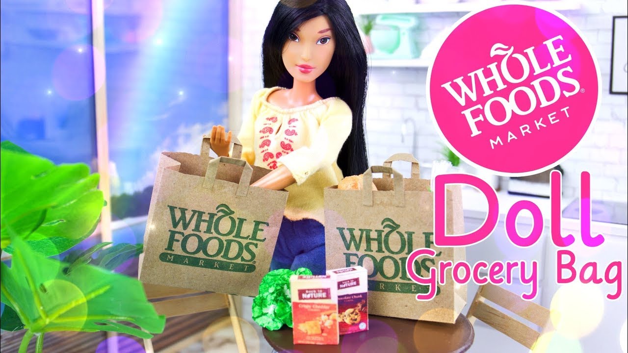 DIY - How To Make: Doll Whole Foods Grocery Bag | Quick Craft - YouTube