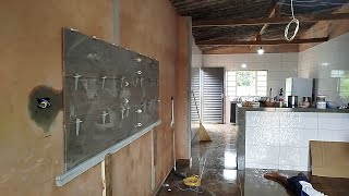 *REFORMA QUASE FINALIZADA*!😍 OLHA A TRANSFORMAÇÃO DESSA CASA - PAINEL PERFEITO NA SALA