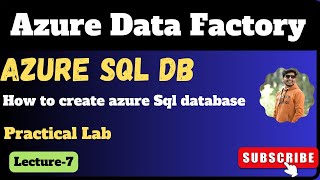 7. How to Create AZURE SQL Database | Azure data factory