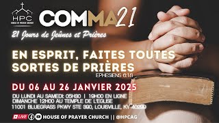 COMMA21 - 2025: JOUR 3/21 - SOIR : CONNAITRE ET S'APPUYER SUR LES PROMESSES DE DIEU