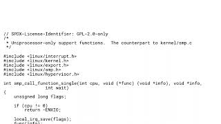 Code Walkthorugh: Linux Kernel - kernel/up.c