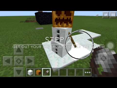 How to build a snowman |Minecraft PE (0.12.1) How to build a snowman |Minecraft PE (0.12.1)