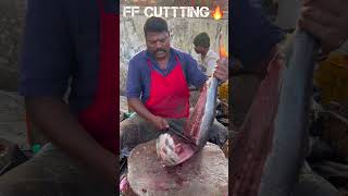 KASIMEDU 🔥 SPEED SELVAM BIG TUNA FISH CUTTING VIDEO #kasimeduselvam #fishcutting #youtubeshorts