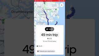 Uber 49 min trip ping. Uber ping sound. Uber ping Sydney. Uber duty sound