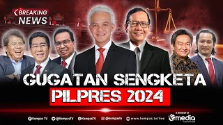 BREAKING NEWS - Sidang Perdana Sengketa Pilpres 2024 di MK: Gugatan Ganjar-Mahfud