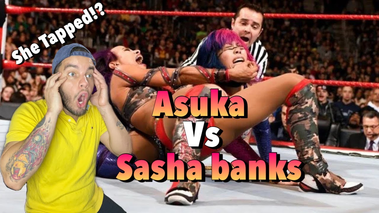 WWE - Asuka Vs Sasha Banks (REACTION) - YouTube