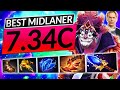 BEST MID LANE HERO in 7.34C? - The NEW WAY to Play Dazzle! - Dota 2 Build Guide