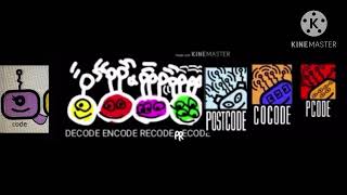 code decode encode recode precode postcode cocode pcode logo