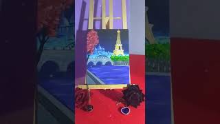 Effeil tower painting 🇫🇷 #effeiltower #paris