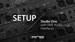 「Studio One」RMEインターフェイスDAW設定ガイド