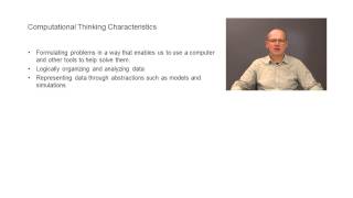 Computing Course | Computational Thinking Definition