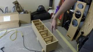 DIY speakers part 1: Glue, Sand, And Wood Seal.