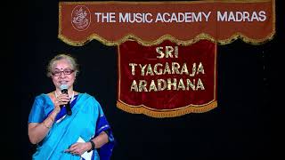 The Music Academy Madras - Sri Tyagaraja Aradhana 2021