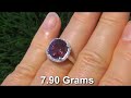 pink tourmaline u0026 diamond ring 14k gold estate auction