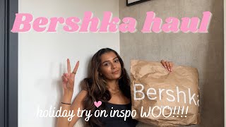 Bershka try on haul 🩷 summer holiday outfit inspo yay 🌴🍋🧳