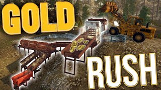 Gold Rush - Tier 3 Mega Mining! - The Ultimate Gold Output - Gold Rush: The Game Gameplay