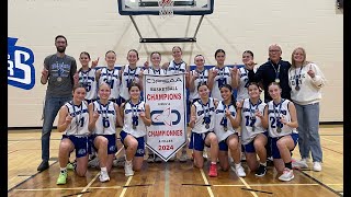 OFSAA Girls Basketball (Gold Medal Game) - Ange-Gabriel (Brockville) vs Woodland Christian Cavaliers