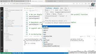 Variables and Simple Data Types | Learning Python Course